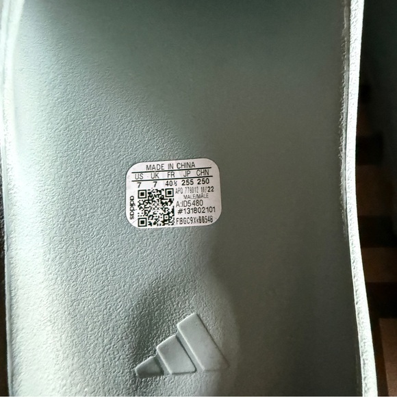 adidas Slide Sandals in Pale Green main image 4